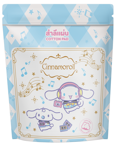 สำลีแผ่น 70 แผ่น CINNAMONROLL